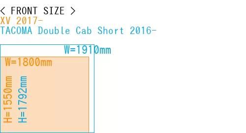 #XV 2017- + TACOMA Double Cab Short 2016-